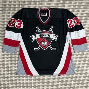 Long Island Royals Hockey Jersey #23 Men’s Size Large Used Pre Owned Very Nice